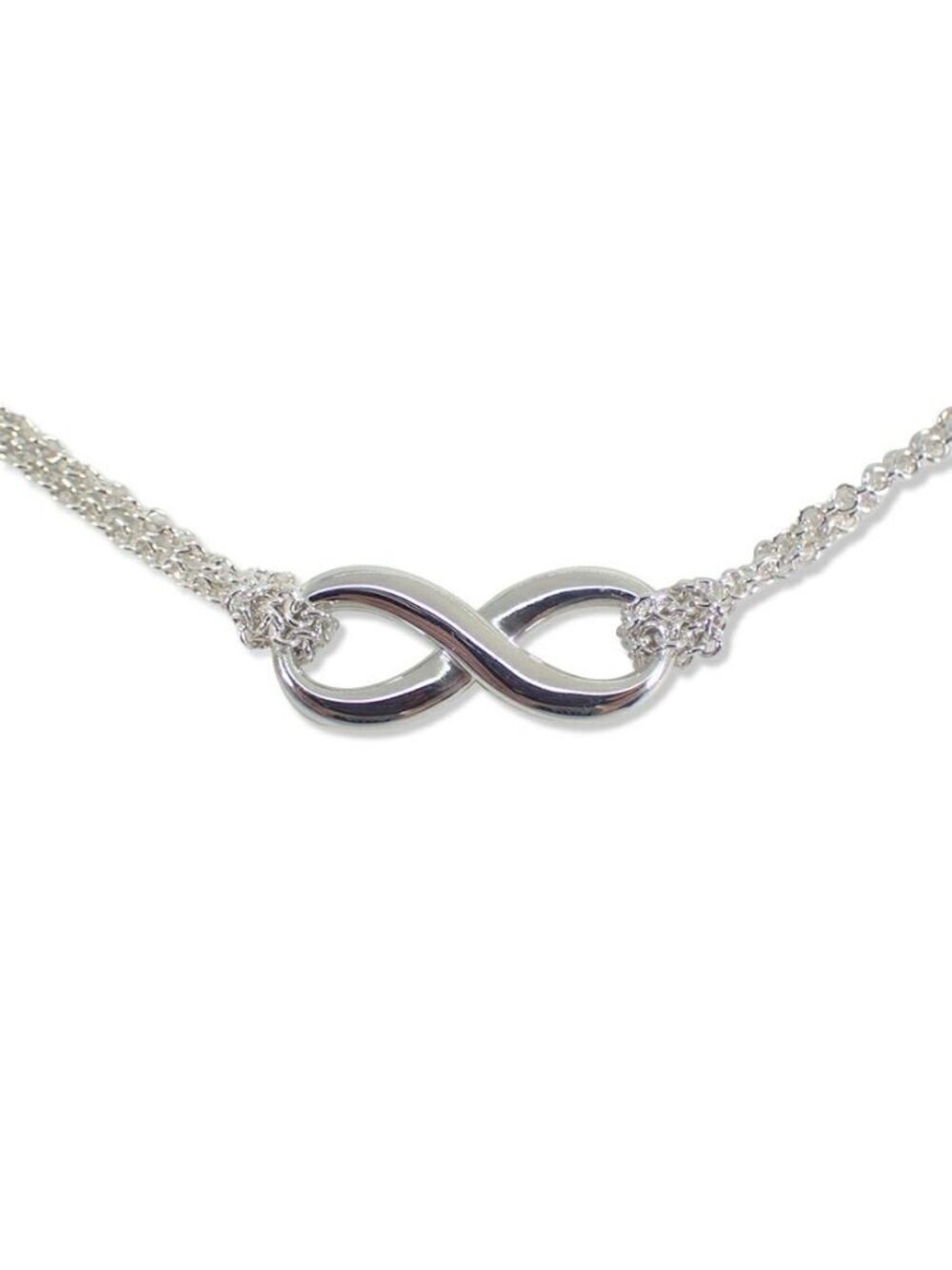 Tiffany & Co 925 Infinity Pendant Necklace